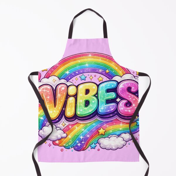 Item preview, VIBES – Rainbow Energy Party Graphic Tee designed and sold by gahteeriffico.