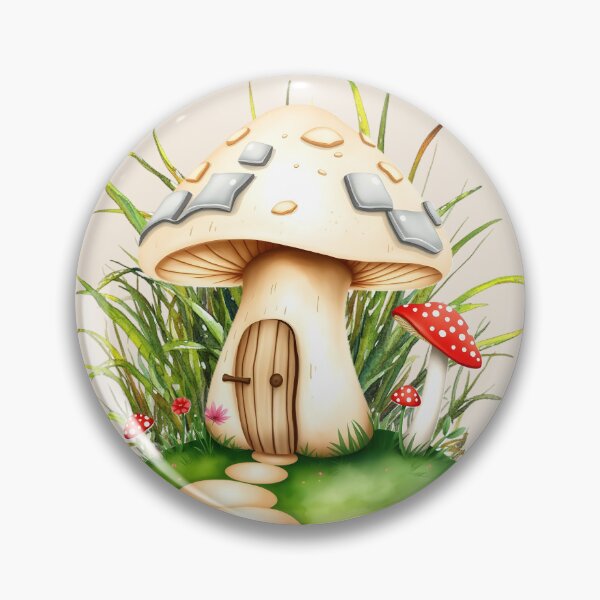 Item preview, Mushroom House Retreat designed and sold by Calmersion Life.