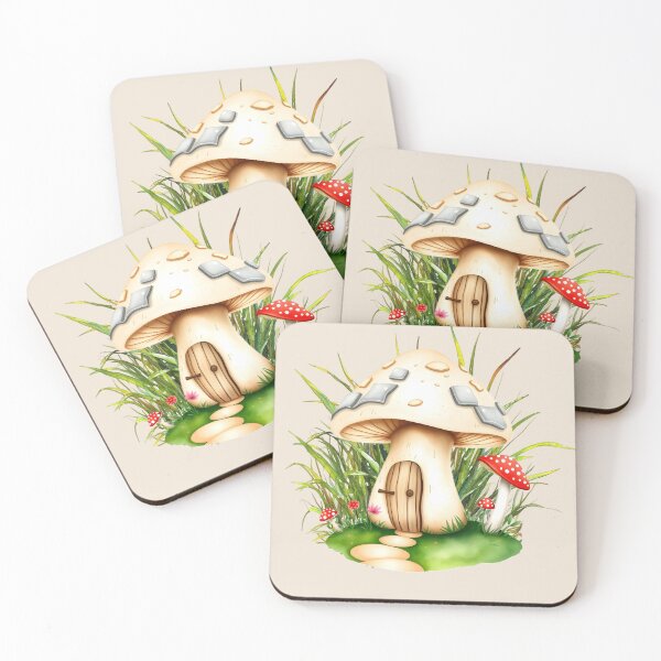 Item preview, Mushroom House Retreat designed and sold by Calmersion Life.
