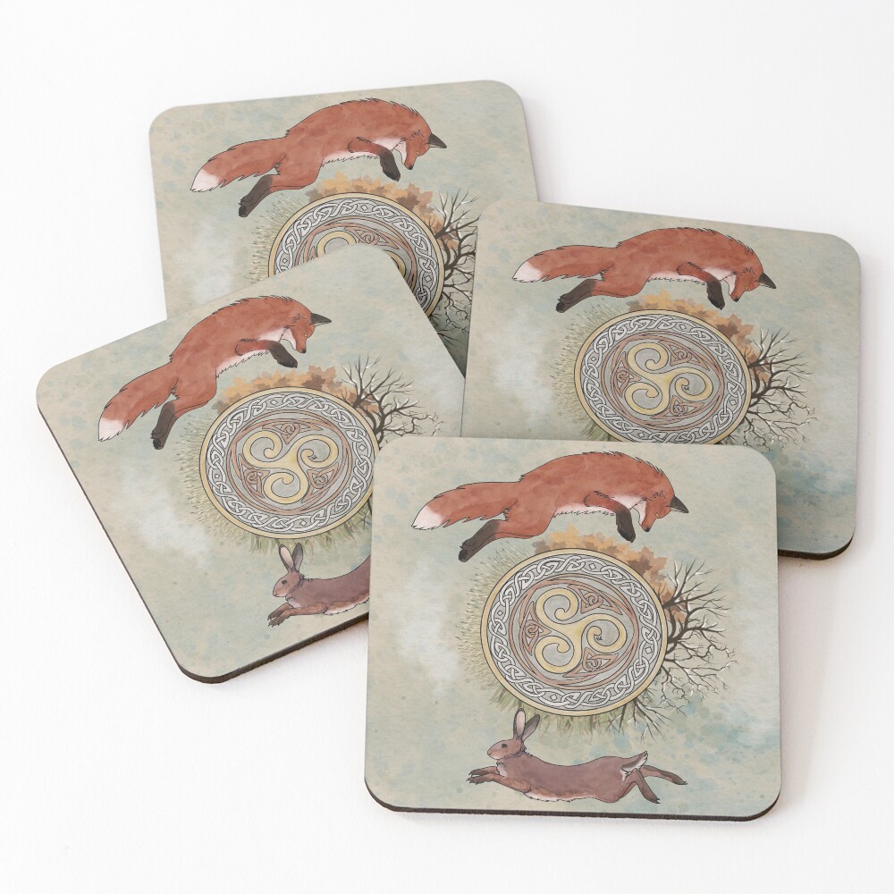 Item preview, Coasters (Set of 4) designed and sold by RivetsAndRealms.