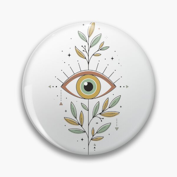 Item preview, Mystical Celestial Evil Eye Botanical Art designed and sold by BestChoiceService.