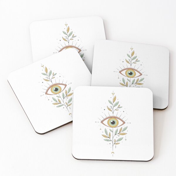 Item preview, Mystical Celestial Evil Eye Botanical Art designed and sold by BestChoiceService.