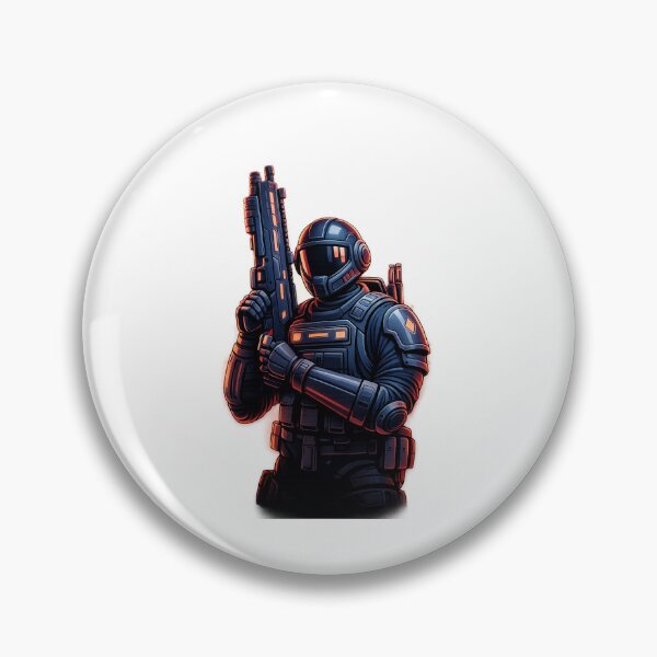 Item preview, "Futuristic Elite Soldier – Character with Advanced Combat Armor" designed and sold by NextNoob485.