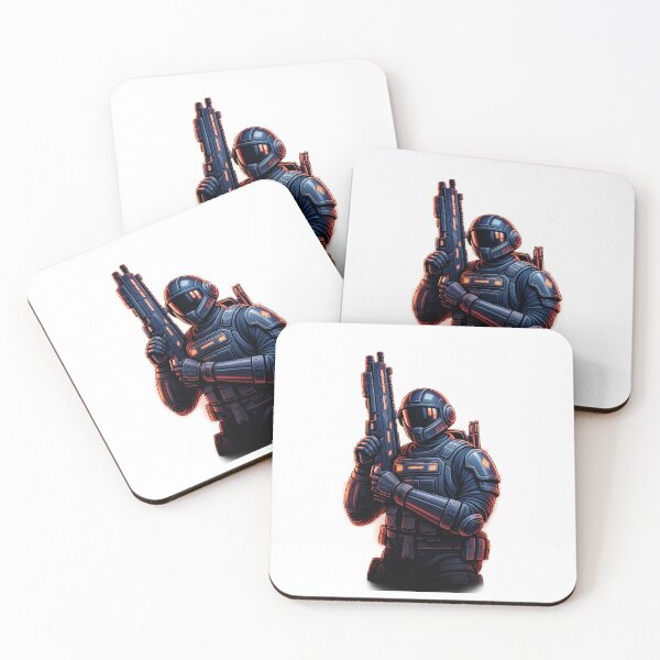 Item preview, "Futuristic Elite Soldier – Character with Advanced Combat Armor" designed and sold by NextNoob485.