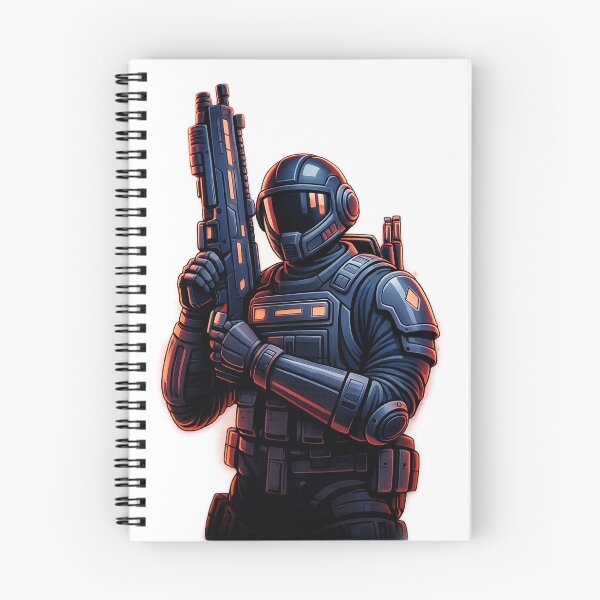 Item preview, "Futuristic Elite Soldier – Character with Advanced Combat Armor" designed and sold by NextNoob485.