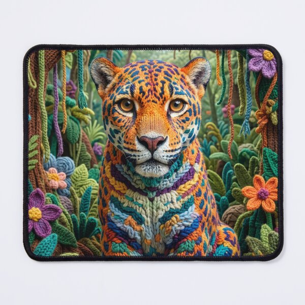 Item preview, Yarn Jaguar in Yarn Rainforest designed and sold by Tridentulus.
