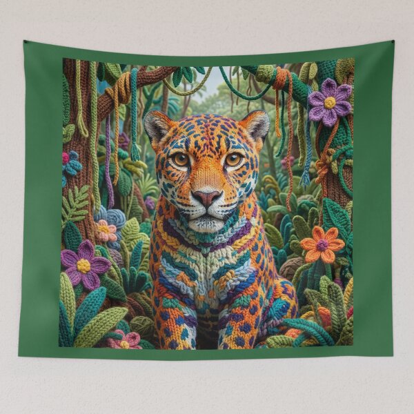Item preview, Yarn Jaguar in Yarn Rainforest designed and sold by Tridentulus.