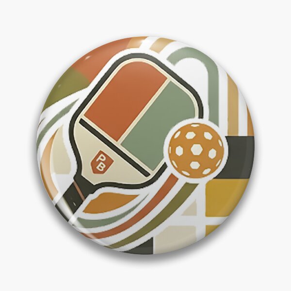 Item preview, Retro Pickleball Design - Dink Smash Repeat – Mid Century Modern Retro Pickleball Abstract Art designed and sold by CattlettArt.