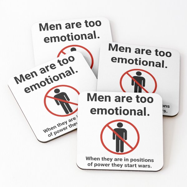 Item preview, Men are too emotional. designed and sold by Rachel the Artist .