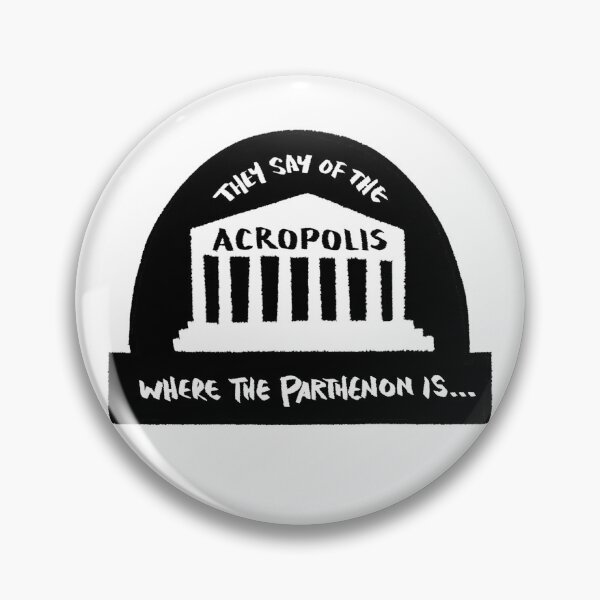 Item preview, Stephen Fry QI quote: They say of the Acropolis where the Parthenon is…  designed and sold by JennieMarie.