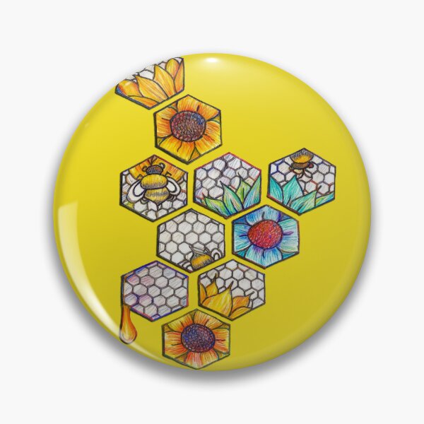 Item preview, Sunflower Honeycomb designed and sold by KreativeCrow.