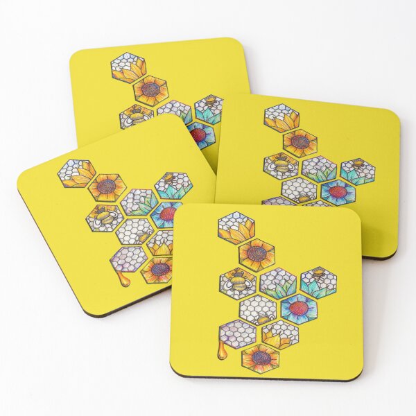 Item preview, Sunflower Honeycomb designed and sold by KreativeCrow.