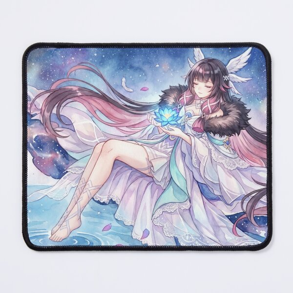 Item preview, Columbina // Genshin Impact Watercolor - Celestial Anime Angel Watercolor Dream Aesthetic Art designed and sold by Astraphyllia.