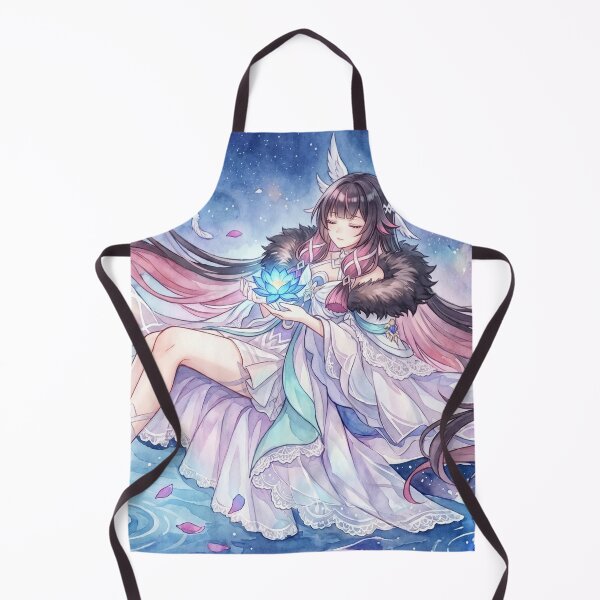 Item preview, Columbina // Genshin Impact Watercolor - Celestial Anime Angel Watercolor Dream Aesthetic Art designed and sold by Astraphyllia.