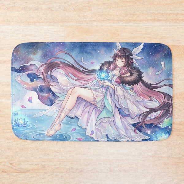 Item preview, Columbina // Genshin Impact Watercolor - Celestial Anime Angel Watercolor Dream Aesthetic Art designed and sold by Astraphyllia.