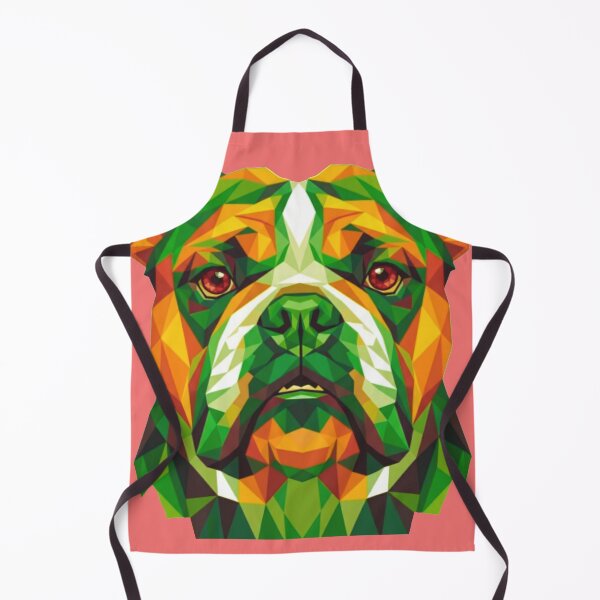 Item preview, Colorful Geometric Bulldog Portrait  designed and sold by BLUESKY11a.