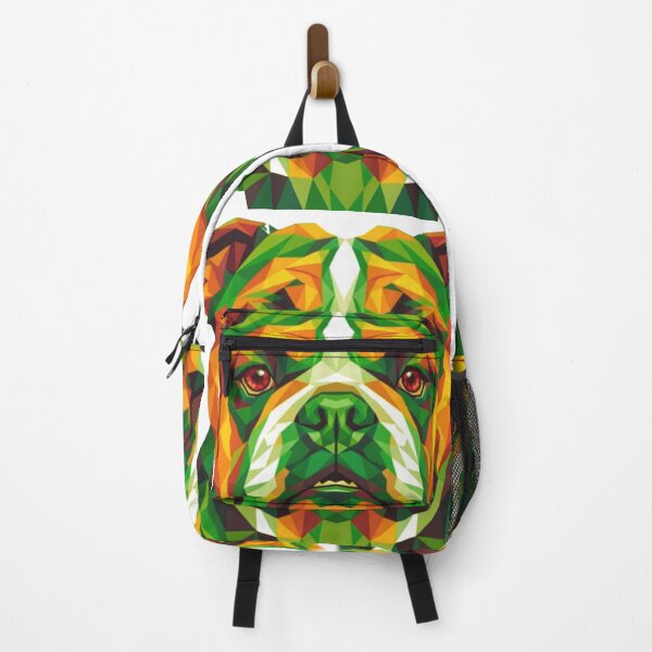 Item preview, Colorful Geometric Bulldog Portrait designed and sold by BLUESKY11a.