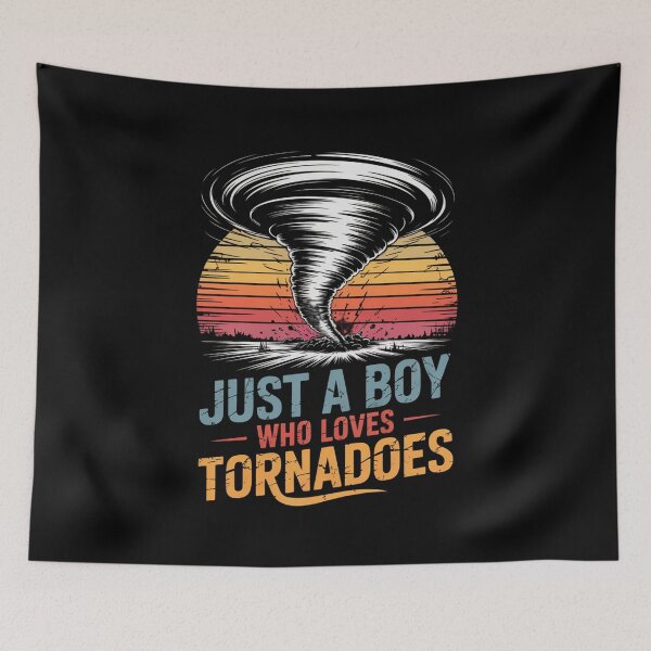 Item preview, Just A Boy Who Loves Tornadoes Tornado Lover Design designed and sold by Gogetgiggles.