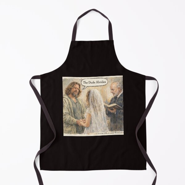 Item preview, The Dude Abrides – Funny Wedding Pun Cartoon by Rick London designed and sold by Rick London Gifts.