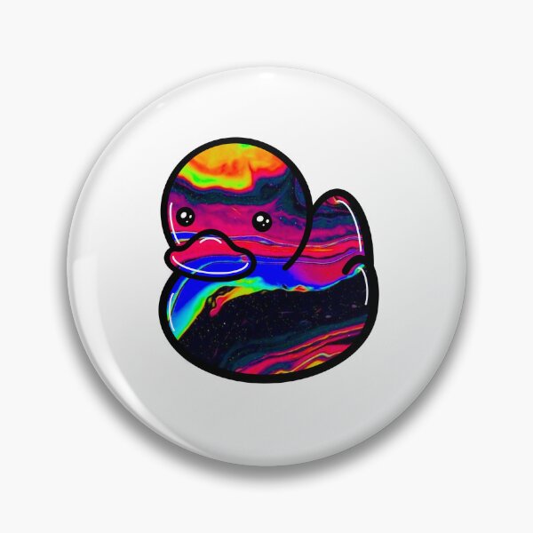Item preview, Rainbow Galaxy Duck designed and sold by bodyartbybaylee.