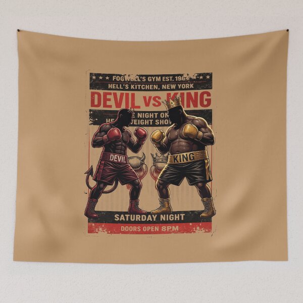 Item preview, Hell Kitchen Fight Night Devil vs King designed and sold by ArtsB.