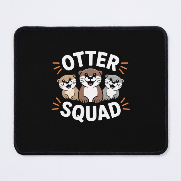 Item preview, Otter Squad Cute Sea Otter Trio designed and sold by Gogetgiggles.