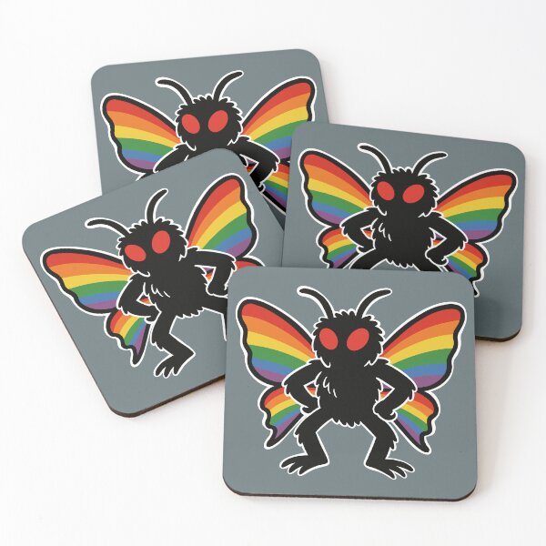 Item preview, Gay Pride Mothman designed and sold by Ghost on Toast.