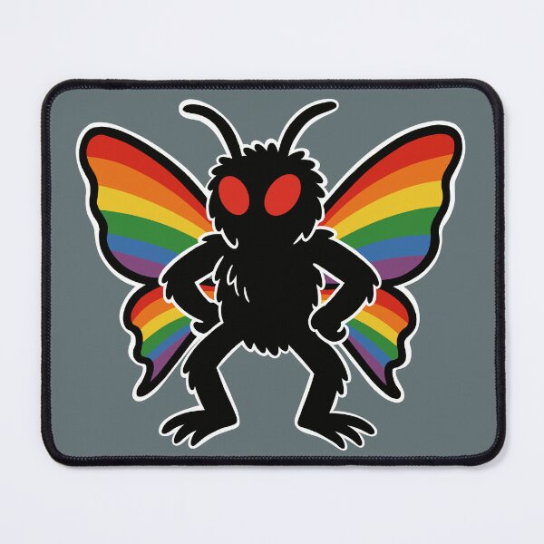 Item preview, Gay Pride Mothman designed and sold by Ghost on Toast.