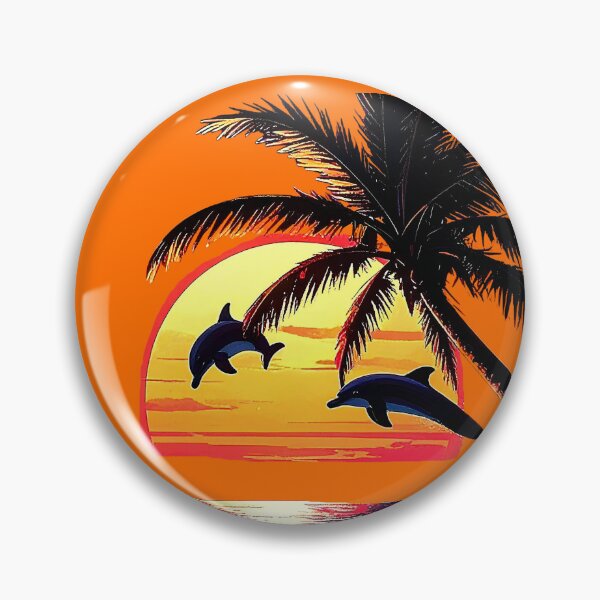 Item preview, Dolphins in the beach sunset designed and sold by Creative Visualize.