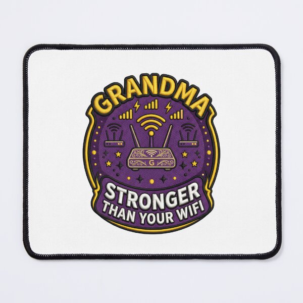 Item preview, Funny Grandma Shirt – Stronger Than Your WiFi Graphic Tee designed and sold by relso.