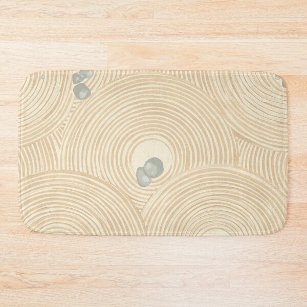 Artikelvorschau, Japanisches Zen-Gartenmuster – Minimalistischer Meditationsdruck mit Sandwellenmuster entworfen und verkauft von AiMEiRi.