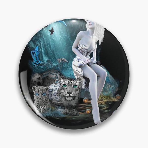 Item preview, Enchanted Snow Leopard Realm designed and sold by Patricia Brown.