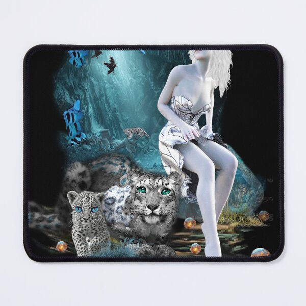 Item preview, Enchanted Snow Leopard Realm designed and sold by Patricia Brown.