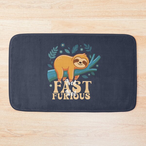 Item preview, Slow Not Furious Sloth Funny Design designed and sold by ArtsB.