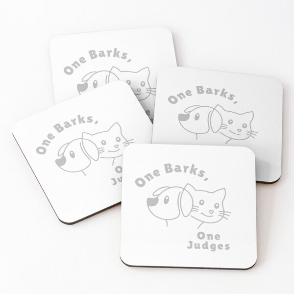 Item preview, One Barks, One Judges T-shirt Design designed and sold by BoldMarks.