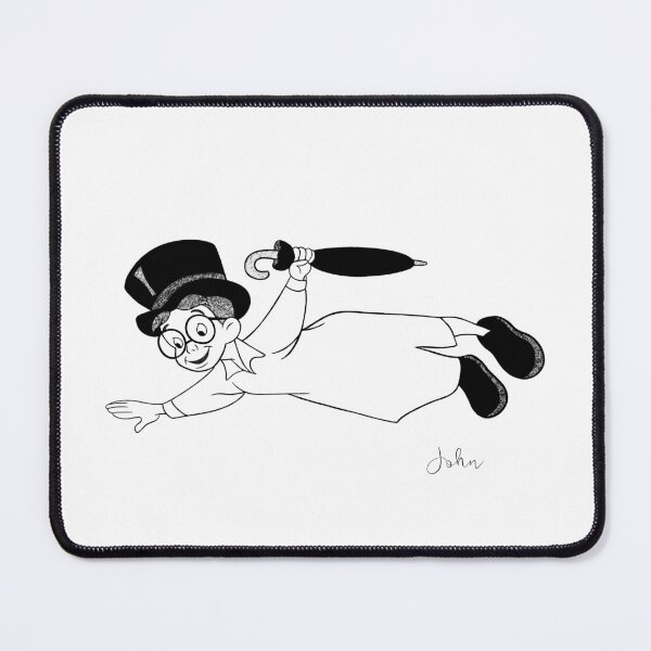 Item preview, John · Fantasy Flying Child · Calligraphy designed and sold by Atropa Parcae.