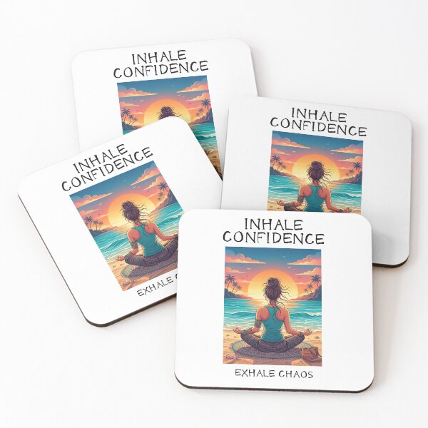 Item preview, Inhale Confidence - Yoga - Zen designed and sold by LAJdesigns.
