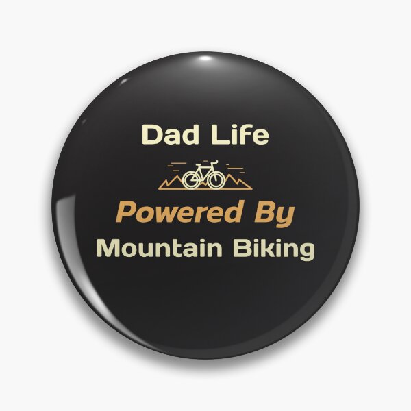 Item preview, Dad Life, Powered By Mountain Biking - MTB Dad designed and sold by GreyTee.