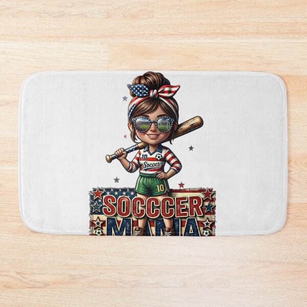 Item preview, Soccer Mama Patriotic USA Flag Gameday Design designed and sold by Lozarux.