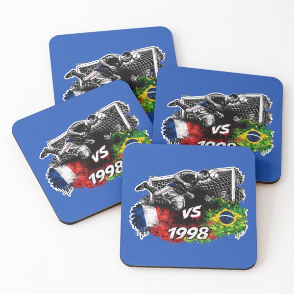 Aperçu de l'œuvre France vs Brésil 1998 – Hommage Tête Légendaire créée et vendue par Wawan35200.