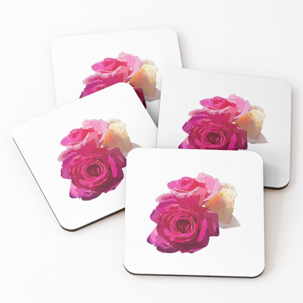 Item preview, Vibrant roses: Radiant floral art, light version designed and sold by wiwiart.