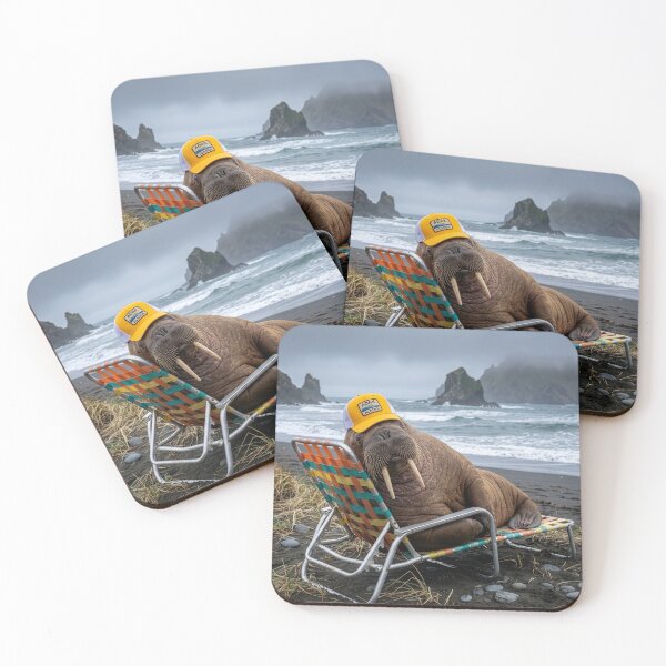 Item preview, Walrus Naps on the Beach on Adak Island designed and sold by Tridentulus.