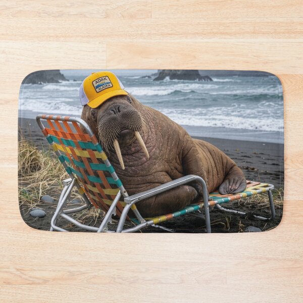 Item preview, Walrus Naps on the Beach on Adak Island designed and sold by Tridentulus.
