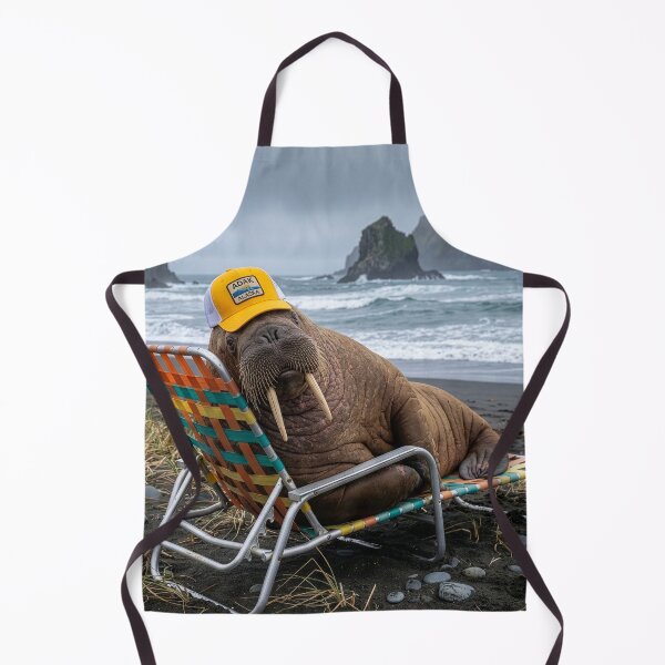 Item preview, Walrus Naps on the Beach on Adak Island designed and sold by Tridentulus.