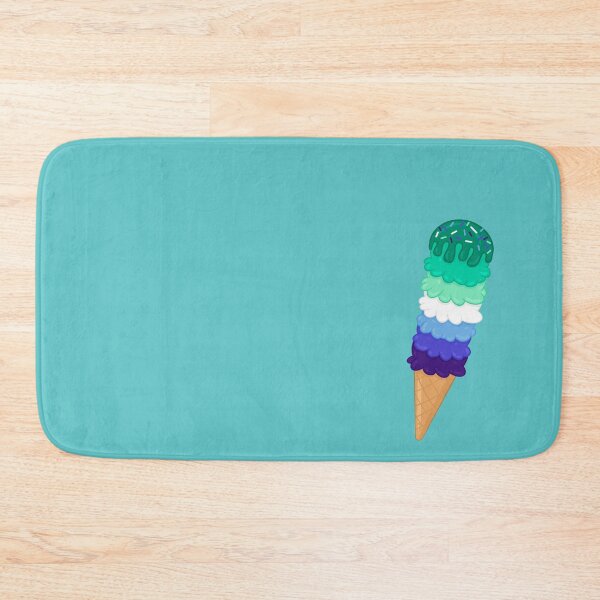 Item preview, Gay Men Pride Flag Ice Cream Cone designed and sold by Sahira820.