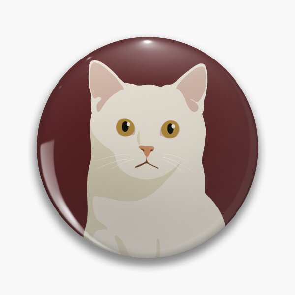 Item preview, Cute White Cat 2D Portrait  designed and sold by JLDxArt.