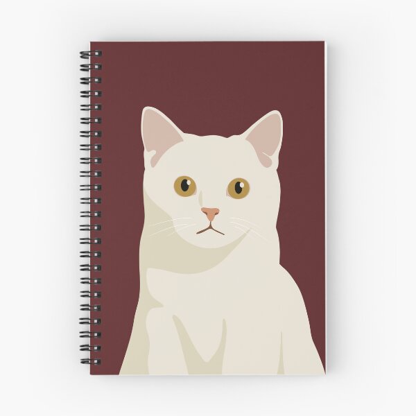 Item preview, Cute White Cat 2D Portrait  designed and sold by JLDxArt.