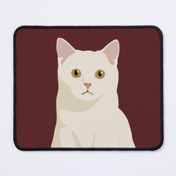 Item preview, Cute White Cat 2D Portrait designed and sold by JLDxArt.