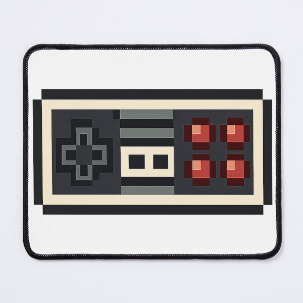 Item preview, Retro Pixel Game Controller 8-Bit Arcade Art designed and sold by Roseyteedesigns.