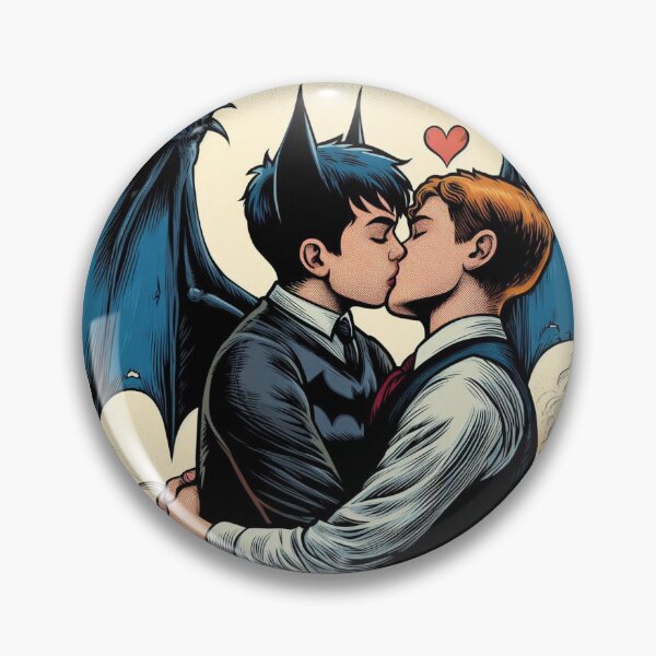 Item preview, two boys kissing designed and sold by FairyNoah.